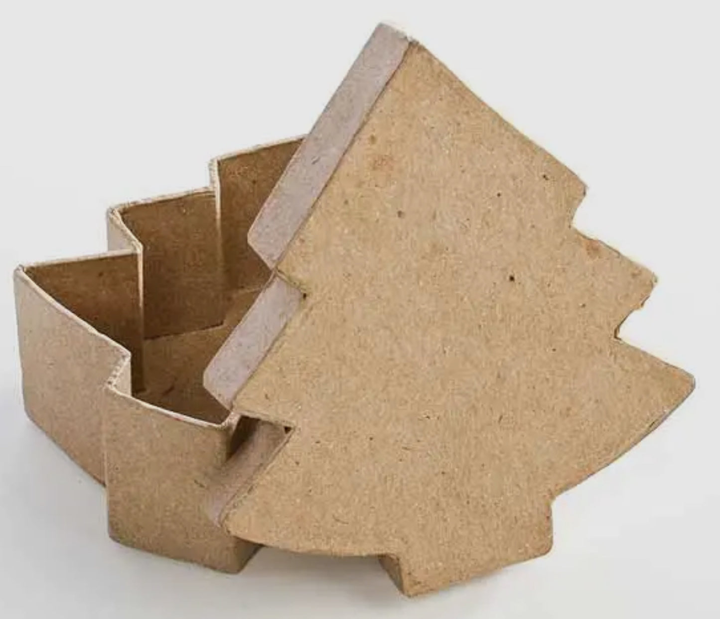 Paper Mache Christmas Tree Box
