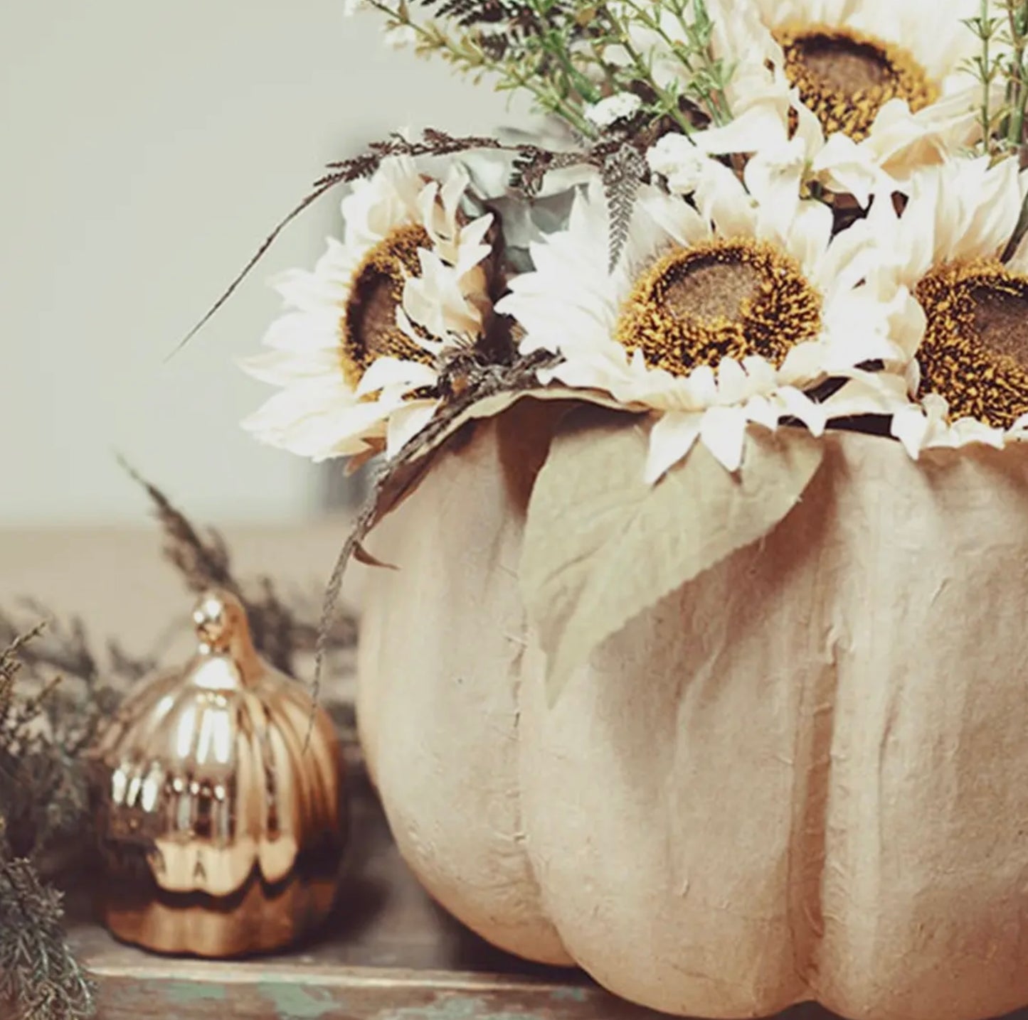 Paper Mache Pumpkins Set/3