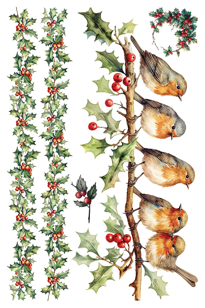 Yuletide IOD Transfer 8x12 Pad - Retired