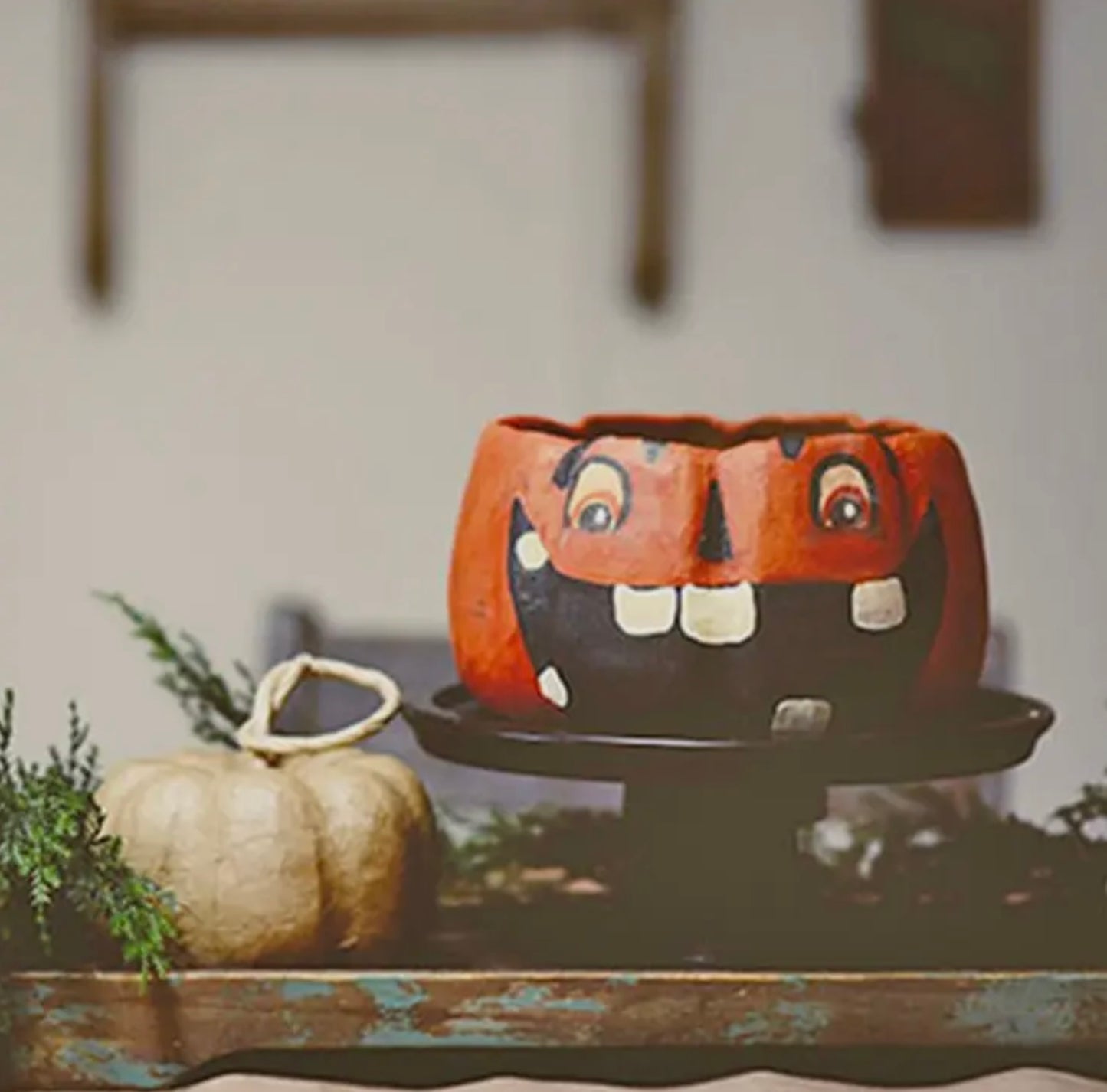 Paper Mache Pumpkins Set/3