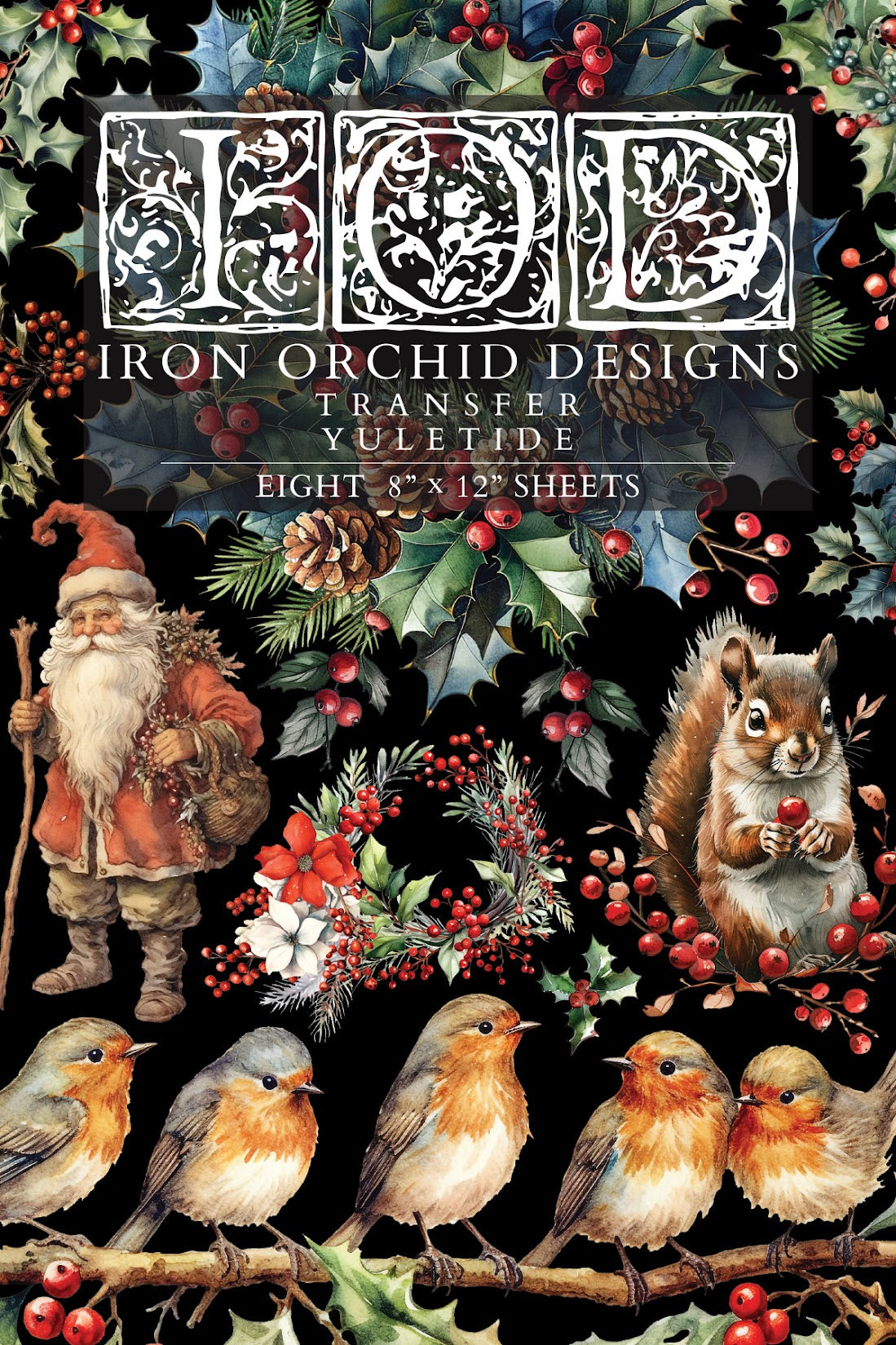 Yuletide IOD Transfer 8x12 Pad - Retired