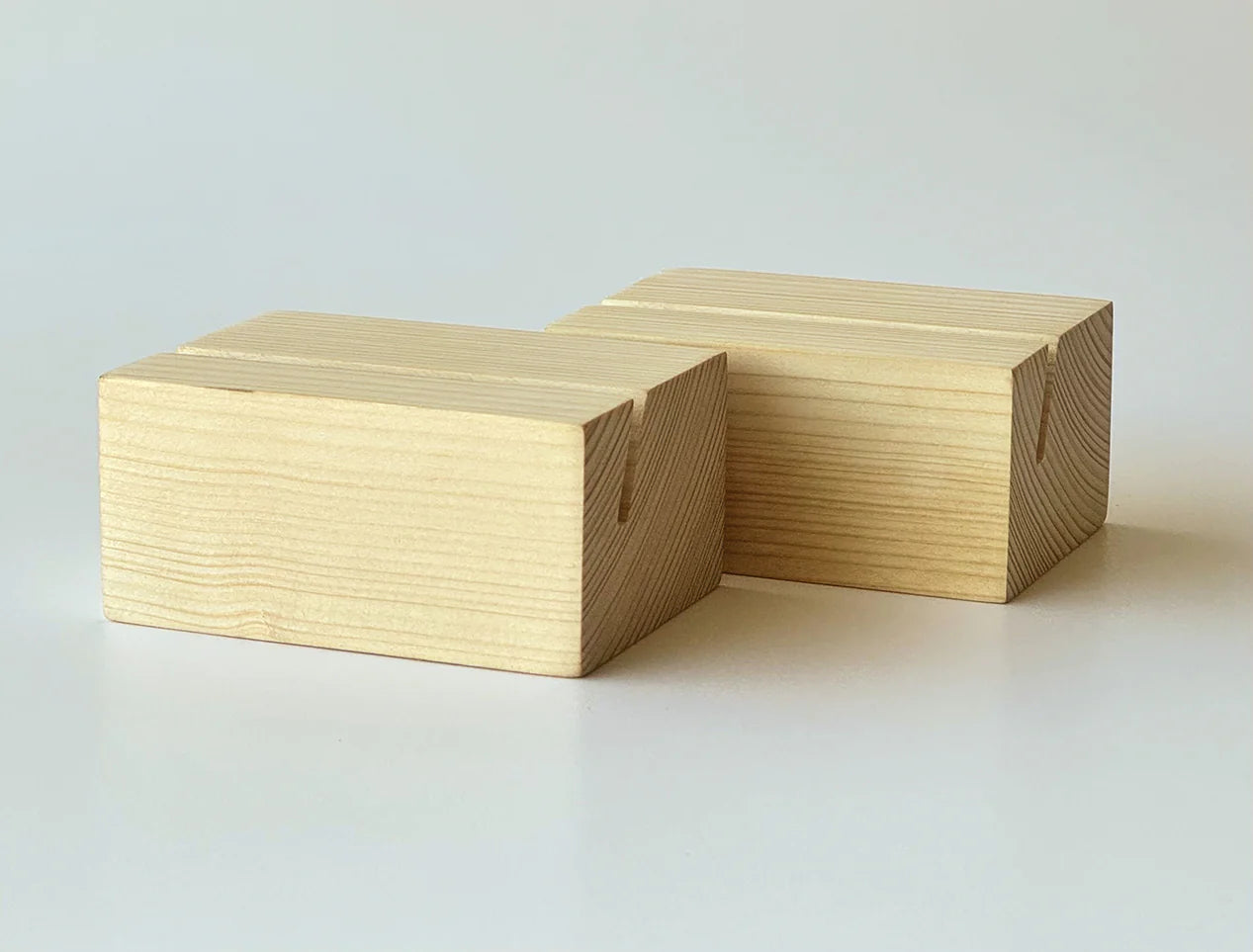Wood Block Stands pkg/2