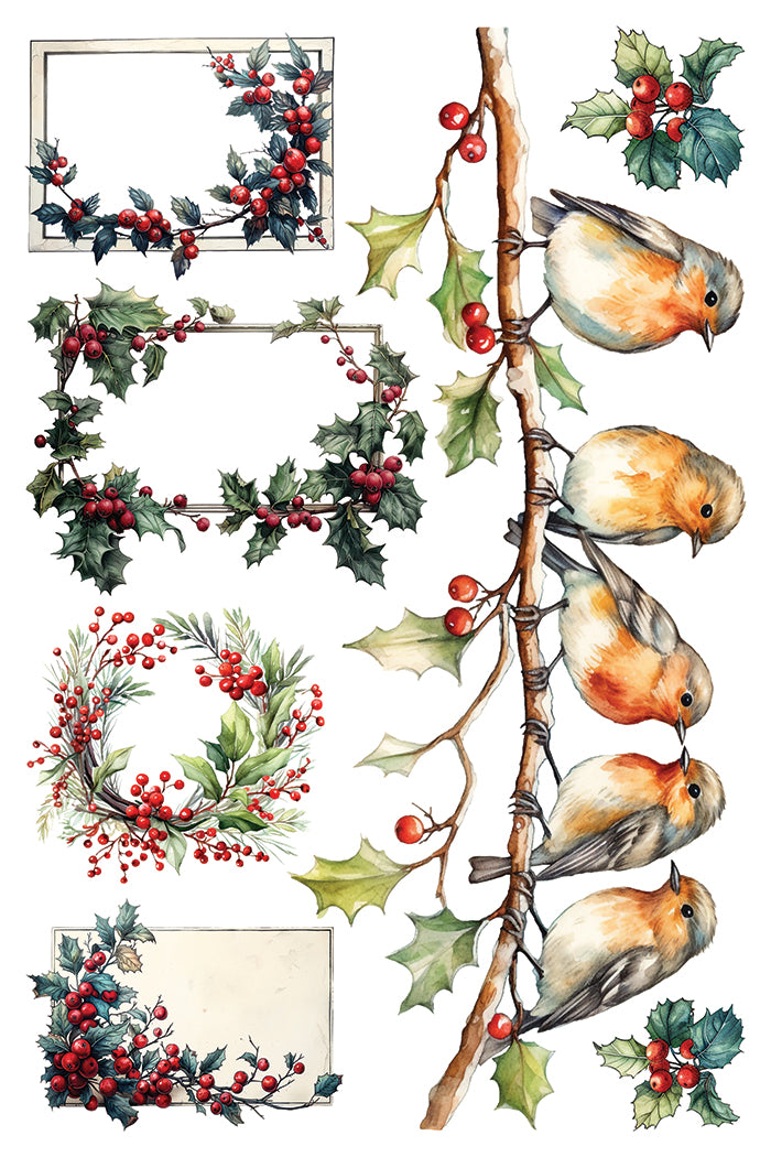 Yuletide IOD Transfer 8x12 Pad - Retired