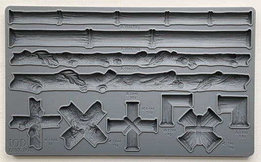 Faux Bois IOD Mould - Retired