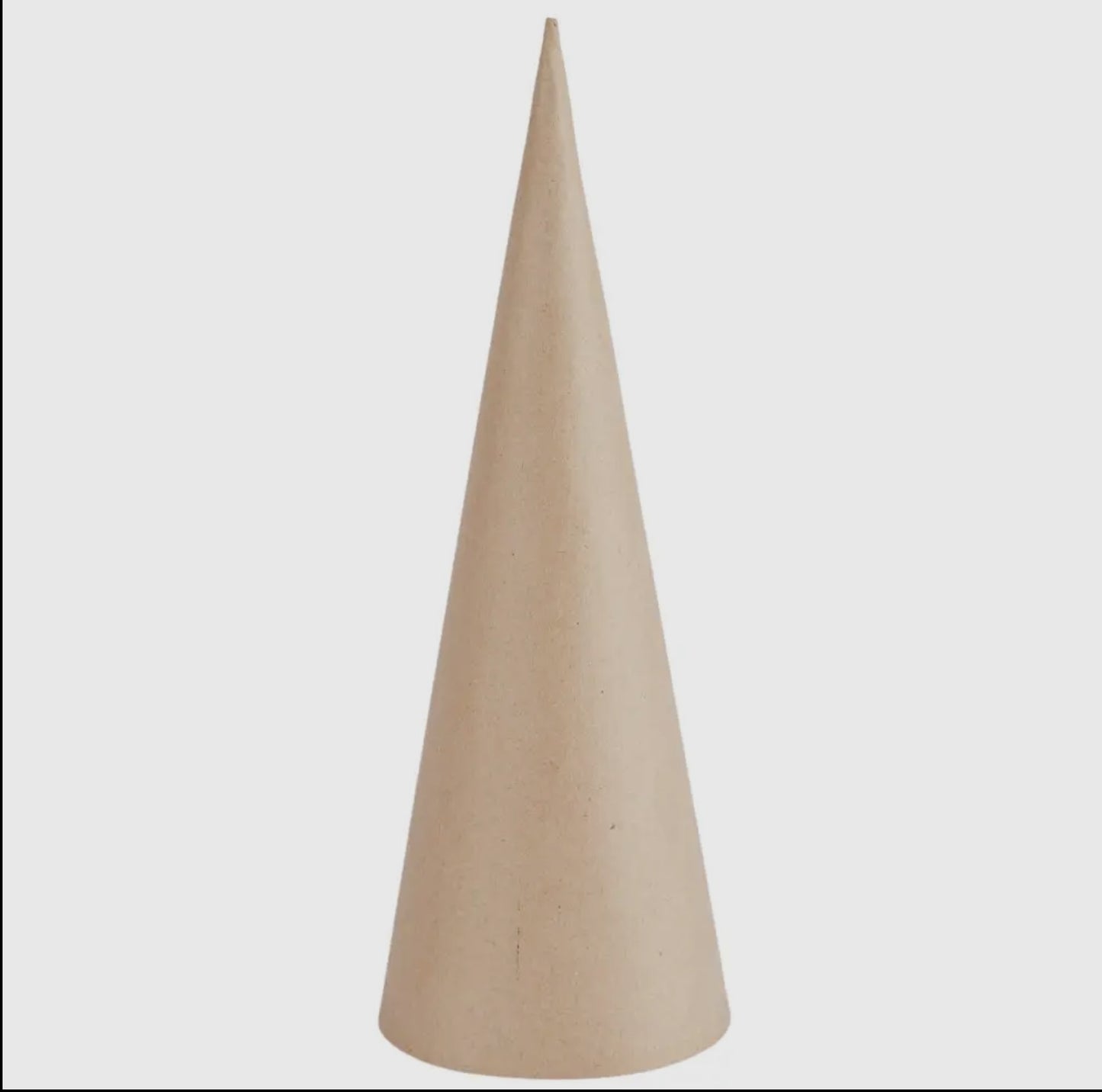 Paper Mache Cone 13 3/4” x 5”