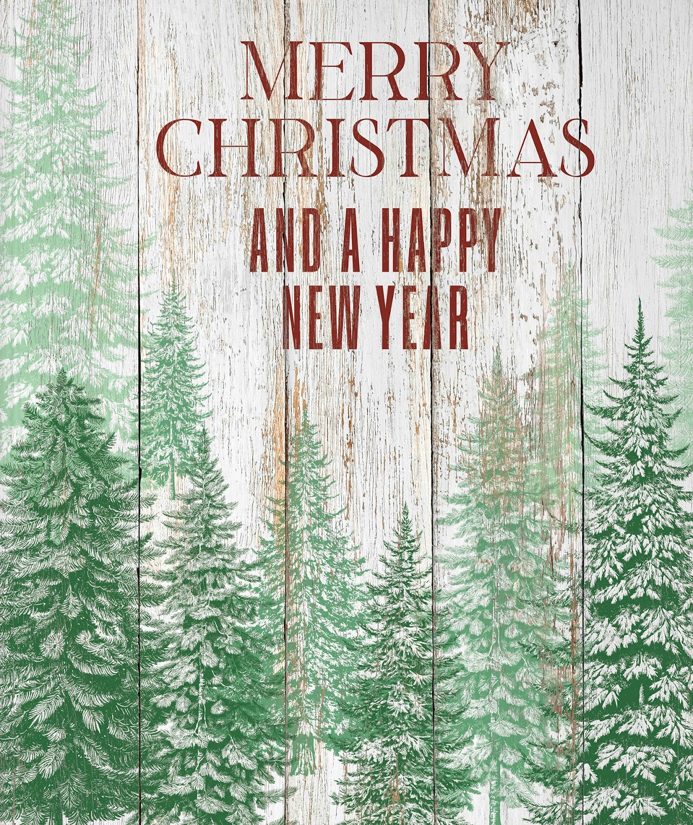 Winter Forest IOD Stamp - Retired