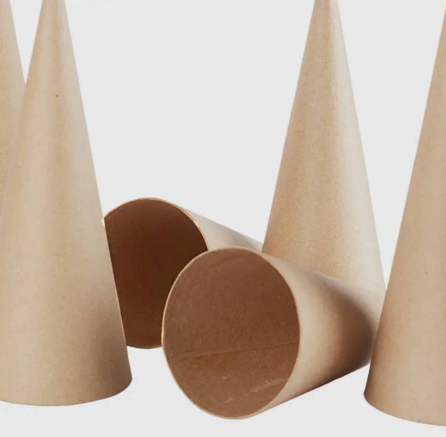 Paper Mache Cone 7” x 2 3/4”
