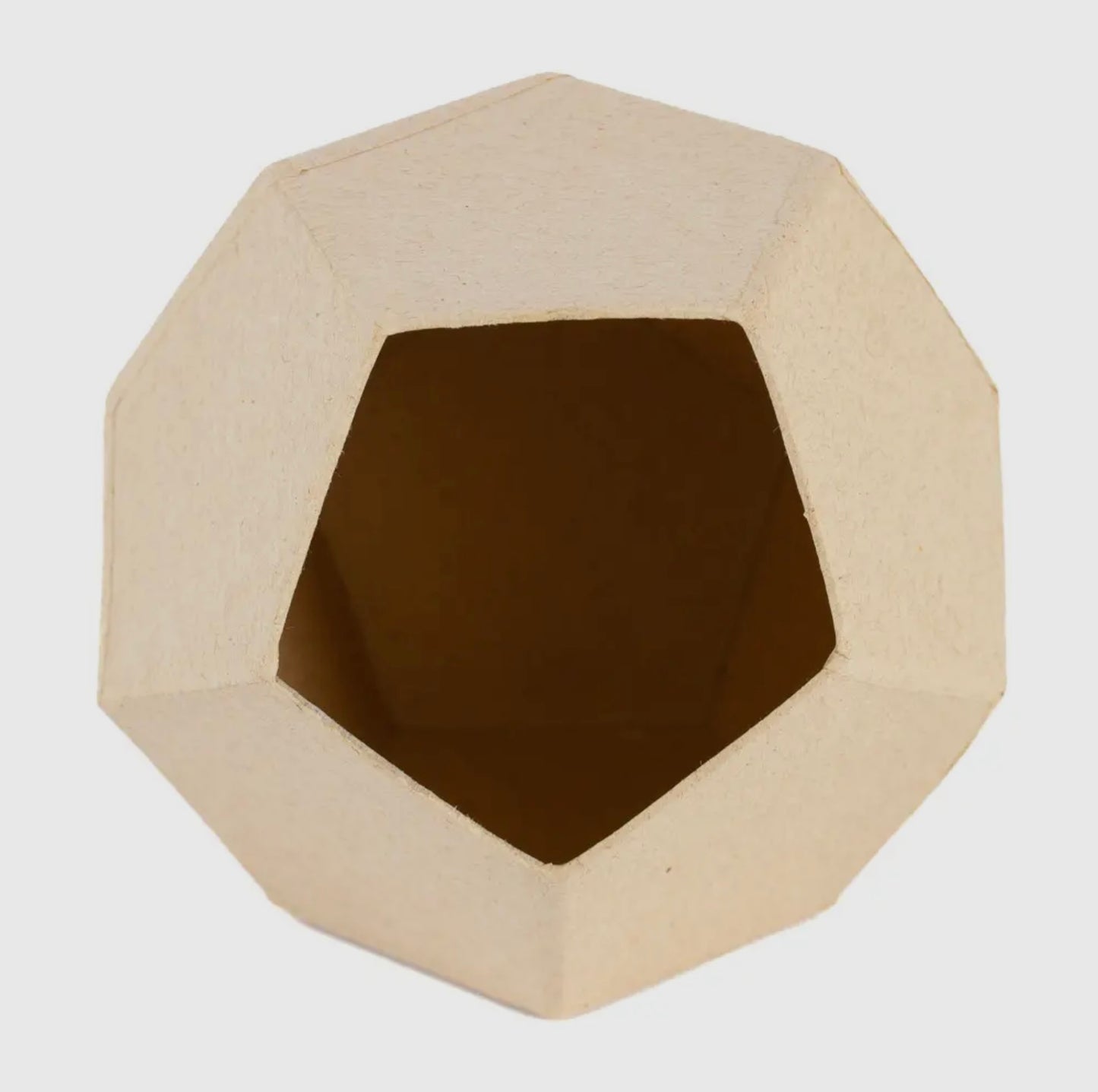 Paper Mache Geometric Vase