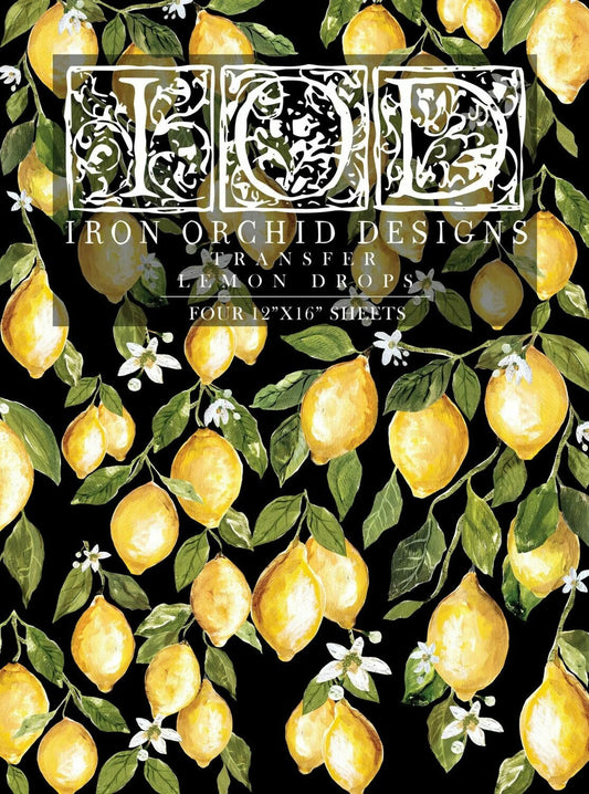 Lemon Drops IOD Transfer Pad - Retired