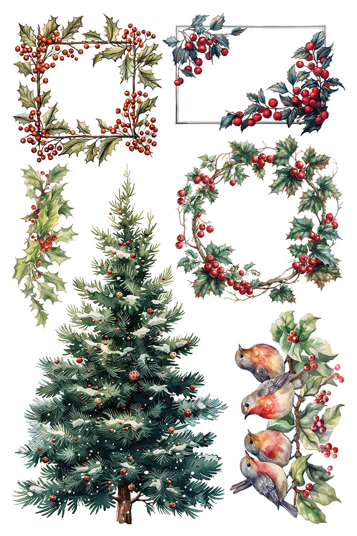 Yuletide IOD Transfer 8x12 Pad - Retired
