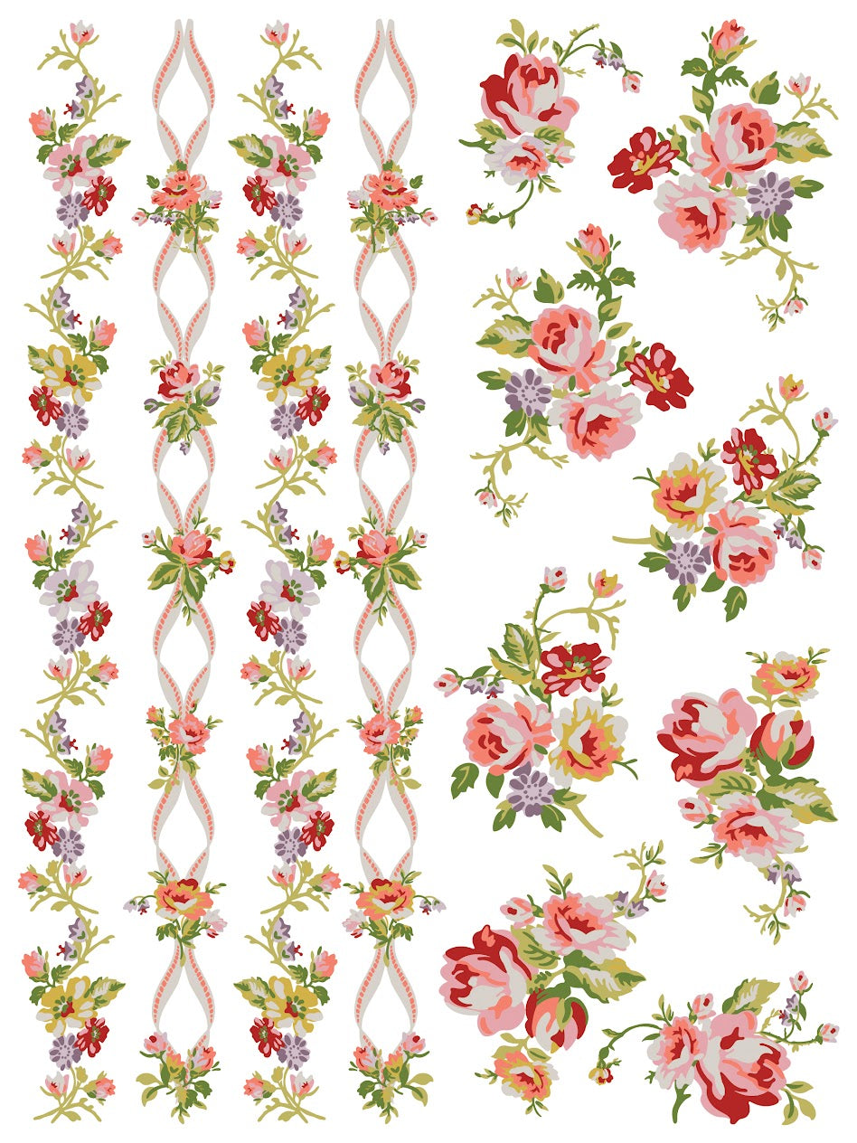Ditsy Blooms IOD Inlay Pad