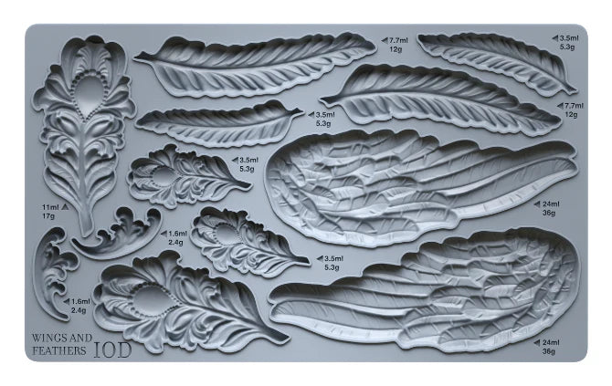 Wings & Feathers IOD Mould - Retired