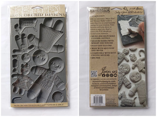 Ginger and Spice IOD Mould - Retired