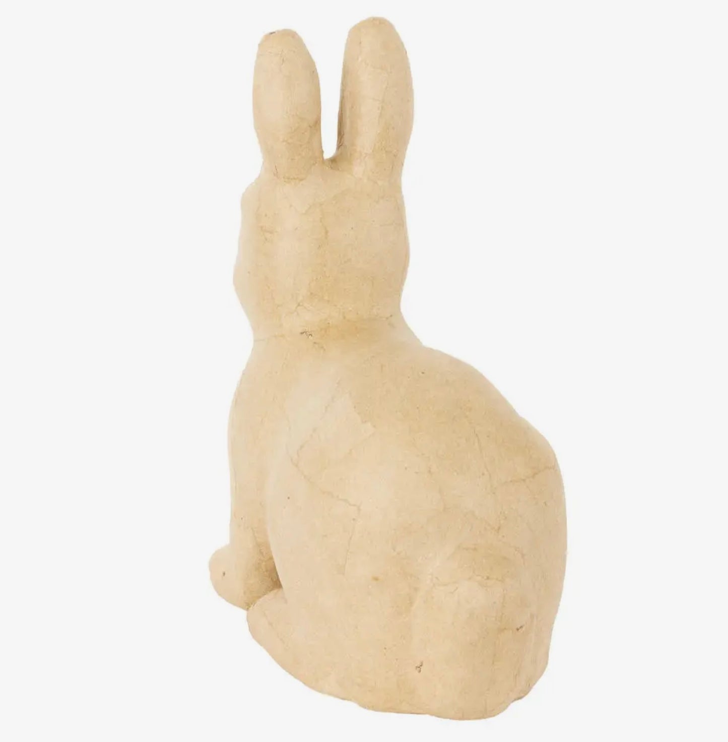 Paper Mache Bunny 9”x4”x10”