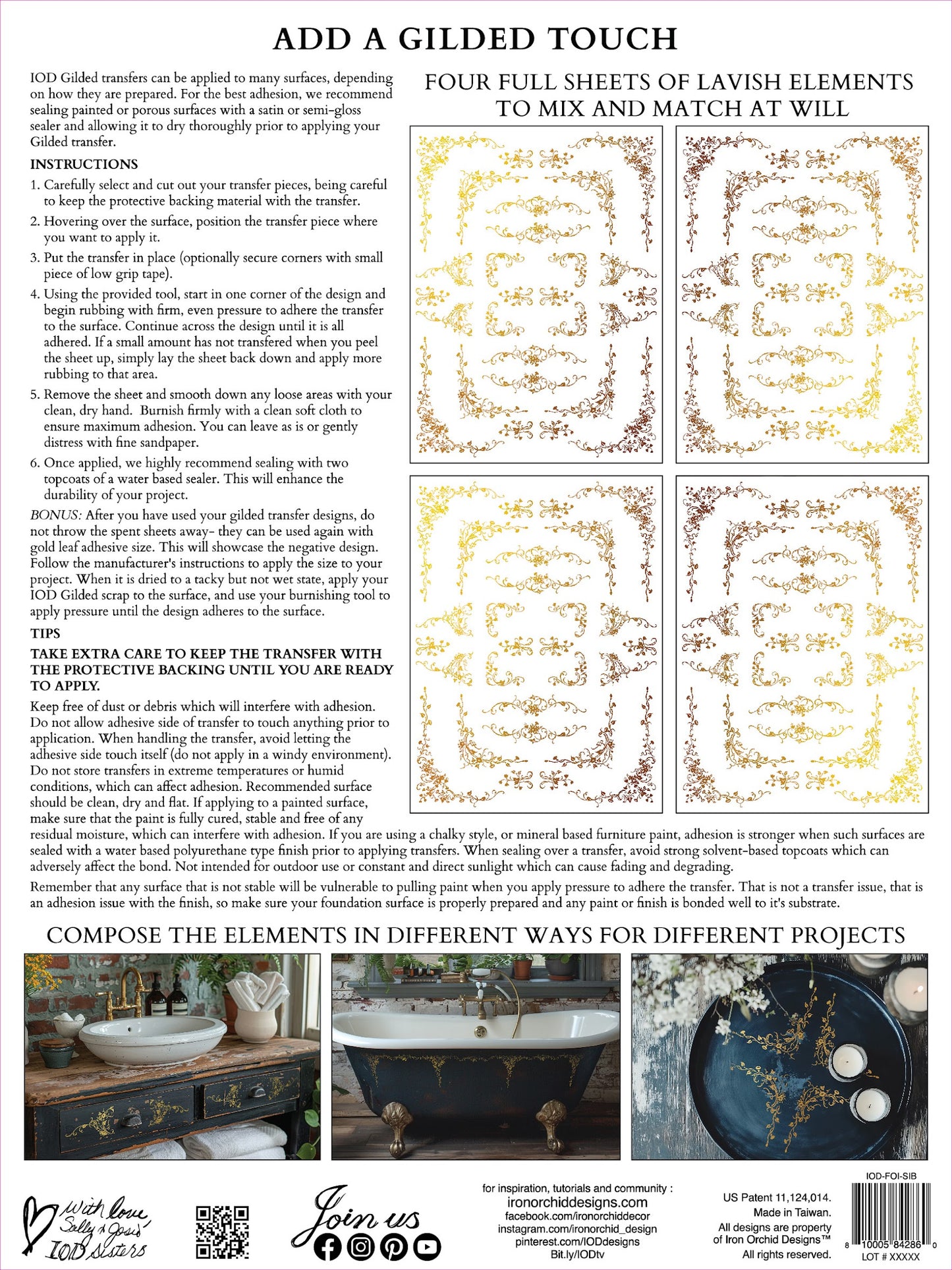 Si Belle IOD Foil Transfer Pad