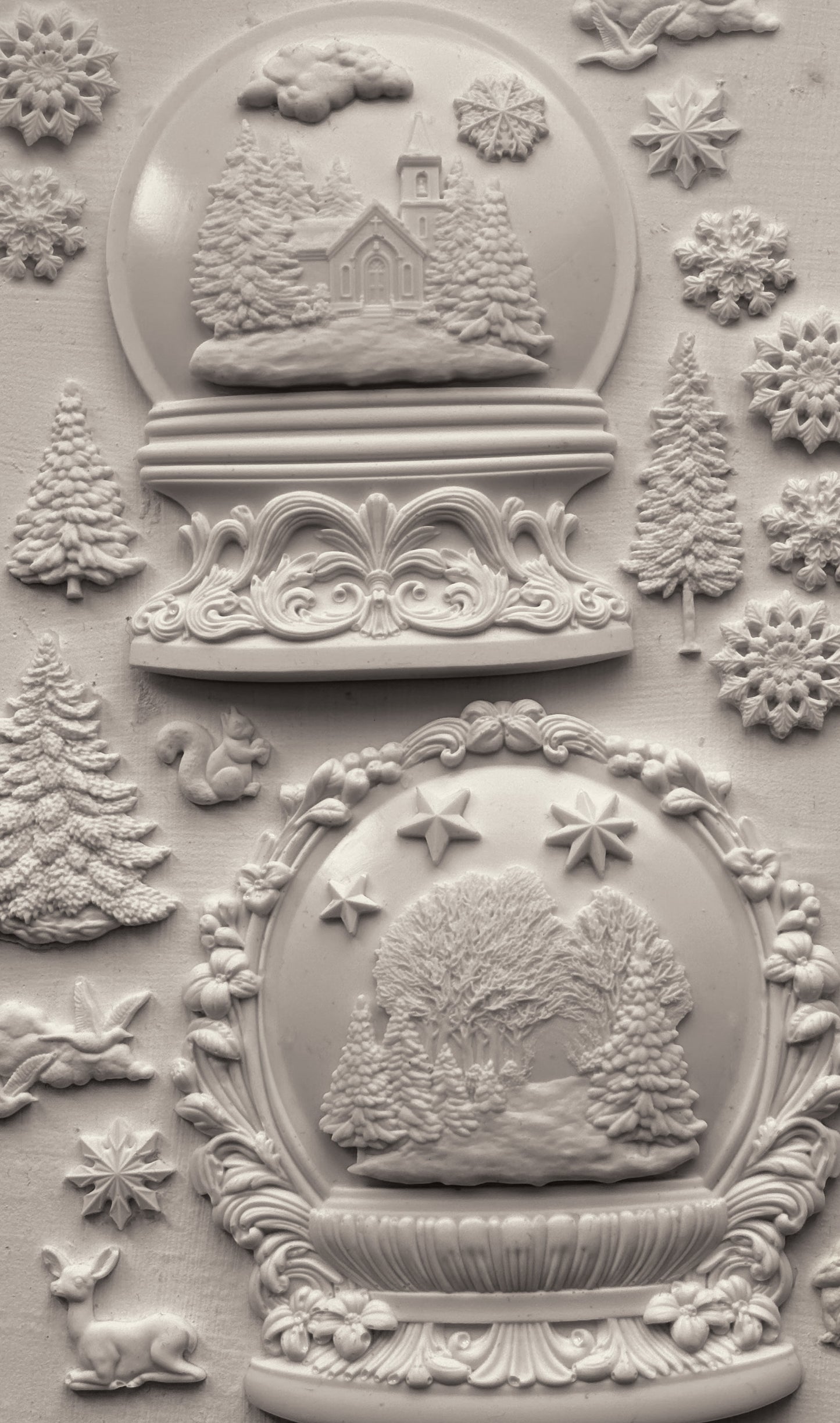 Snow Globes IOD Mould
