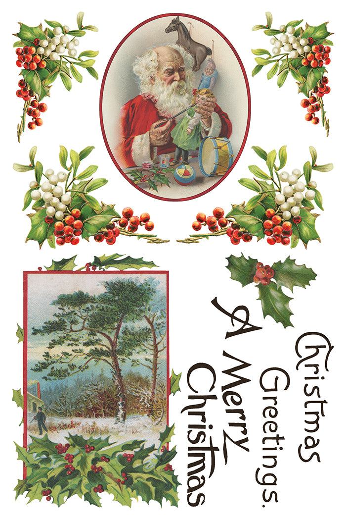 Christmas Joy IOD 8x12 Transfer Pad