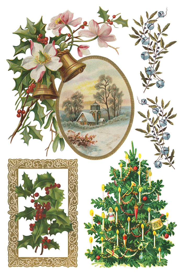 Christmas Joy IOD 8x12 Transfer Pad