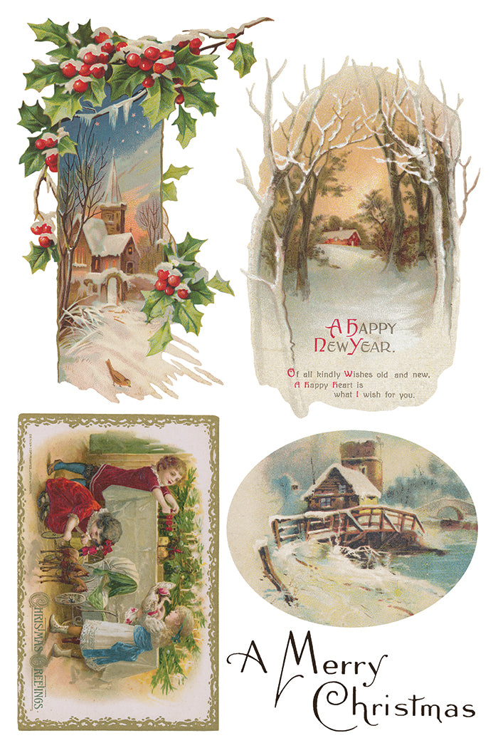 Christmas Joy IOD 8x12 Transfer Pad