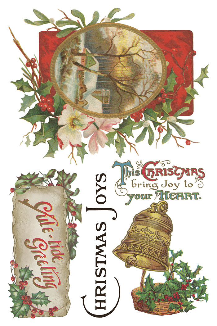 Christmas Joy IOD 8x12 Transfer Pad