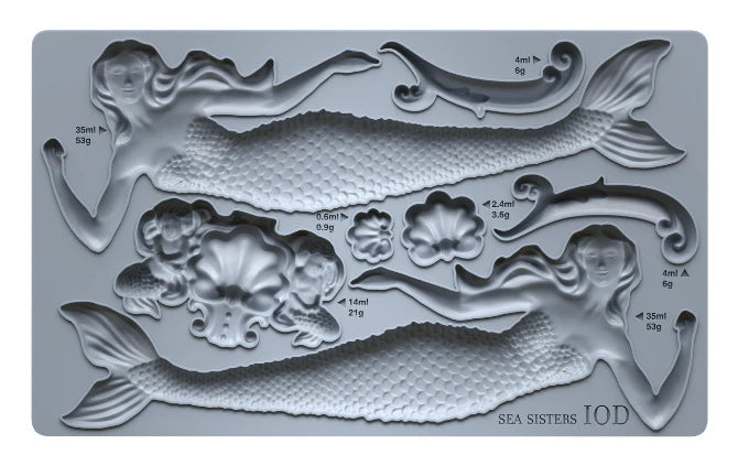 Sea Sisters IOD Mould - Retired