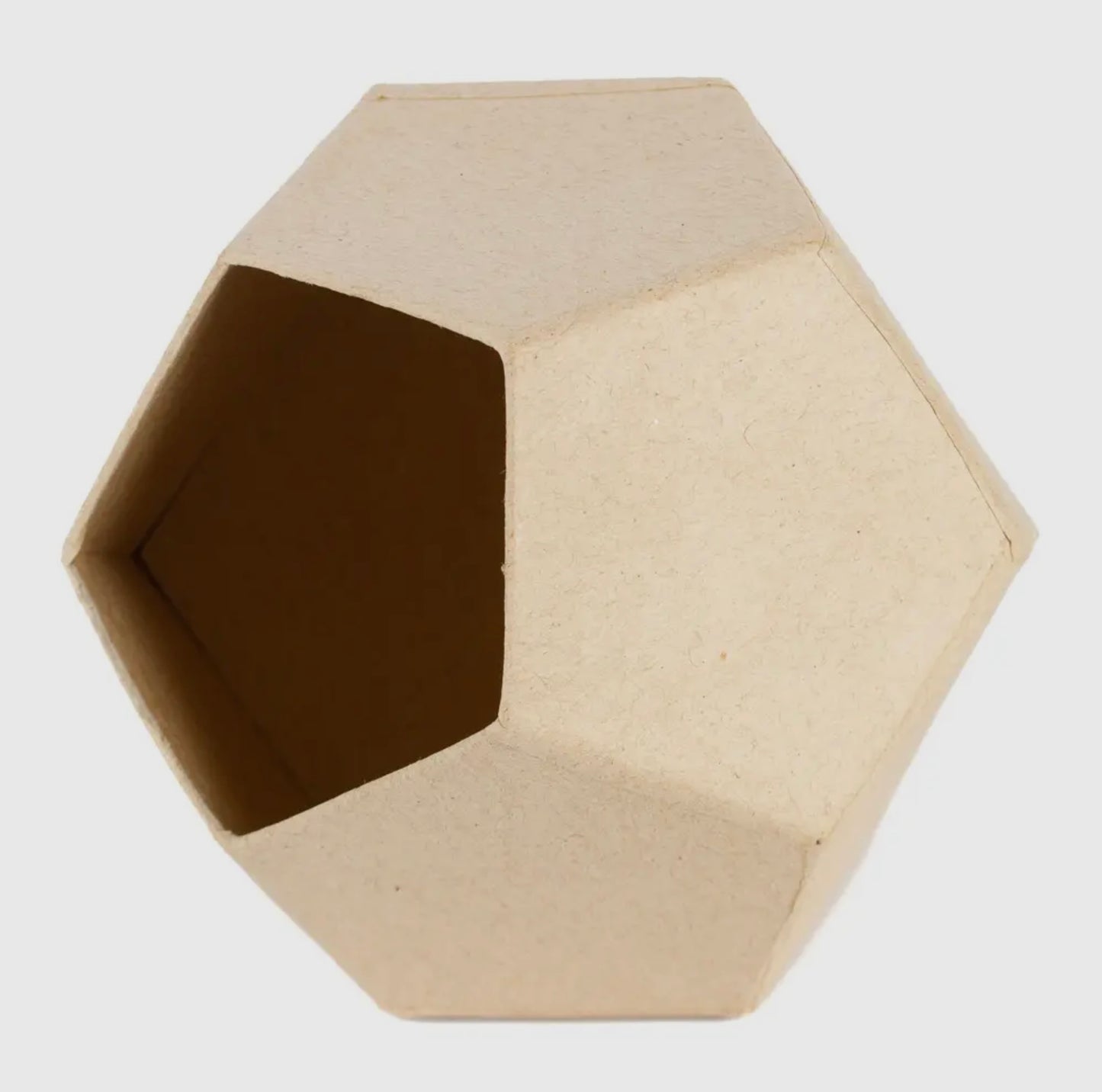 Paper Mache Geometric Vase
