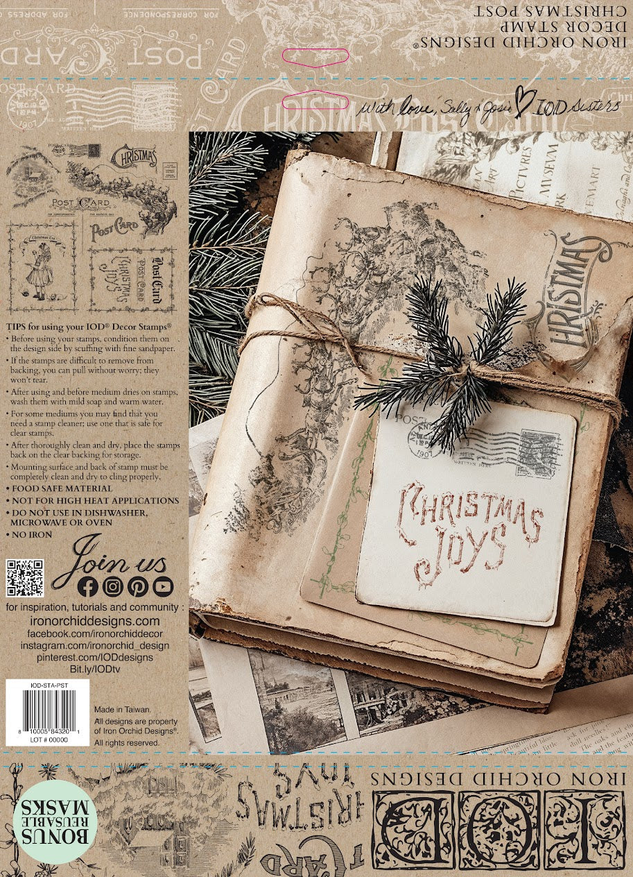 Christmas Post IOD Stamp