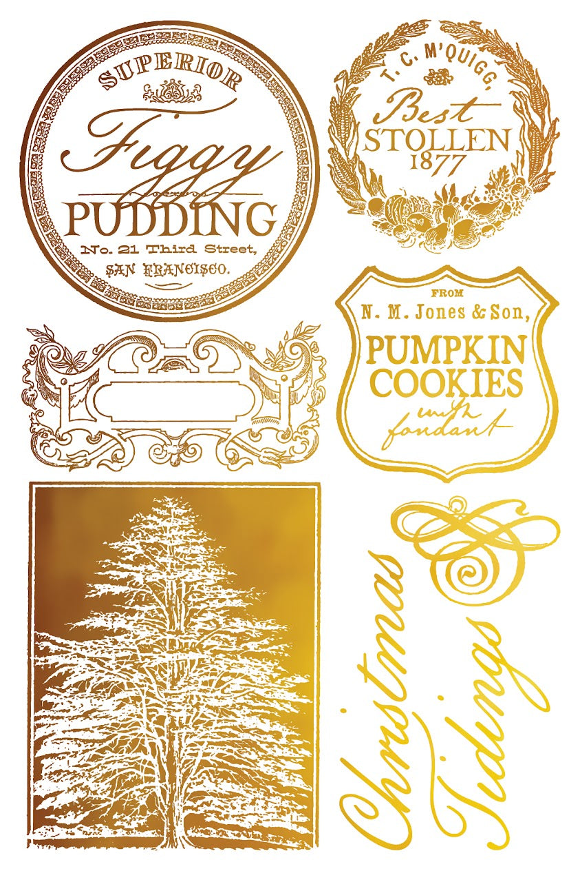 Figgy & Flourish IOD Gilded 8x12 Transfer Pad