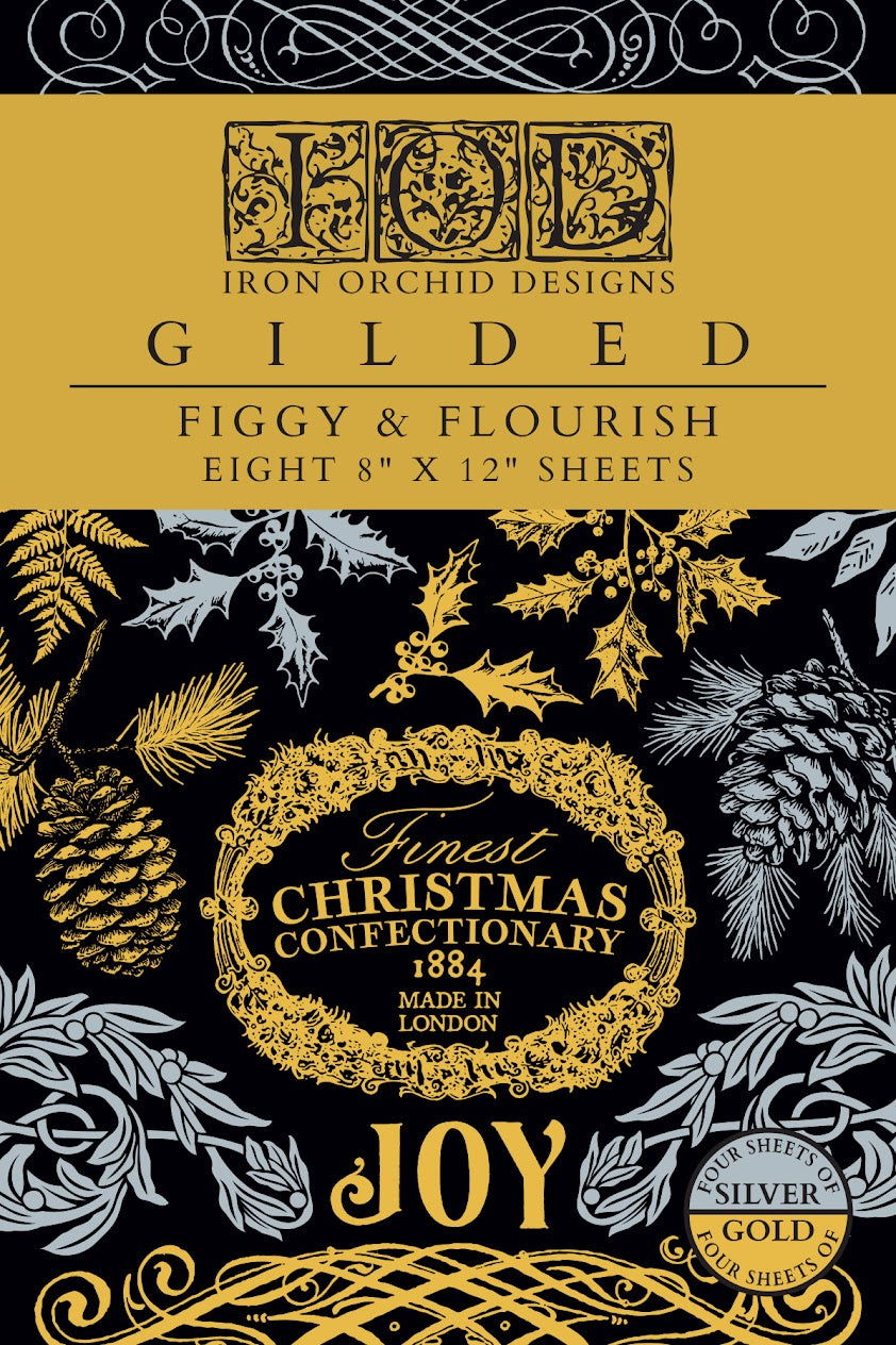 Figgy & Flourish IOD Gilded 8x12 Transfer Pad