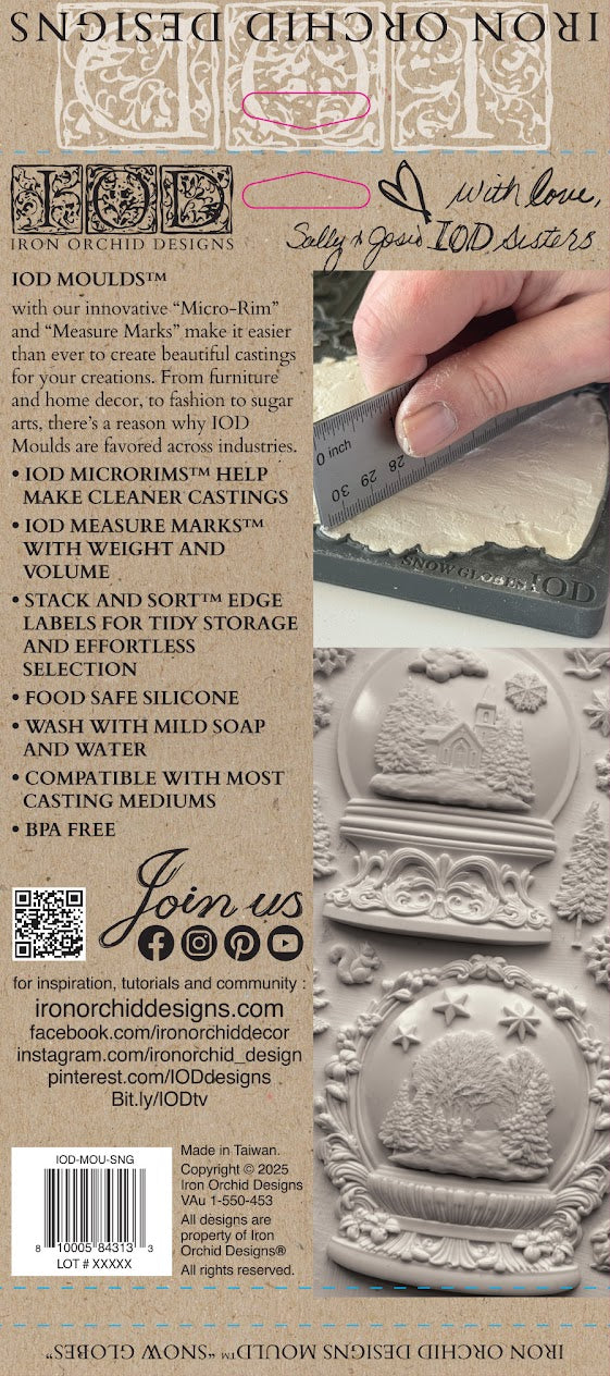 Snow Globes IOD Mould
