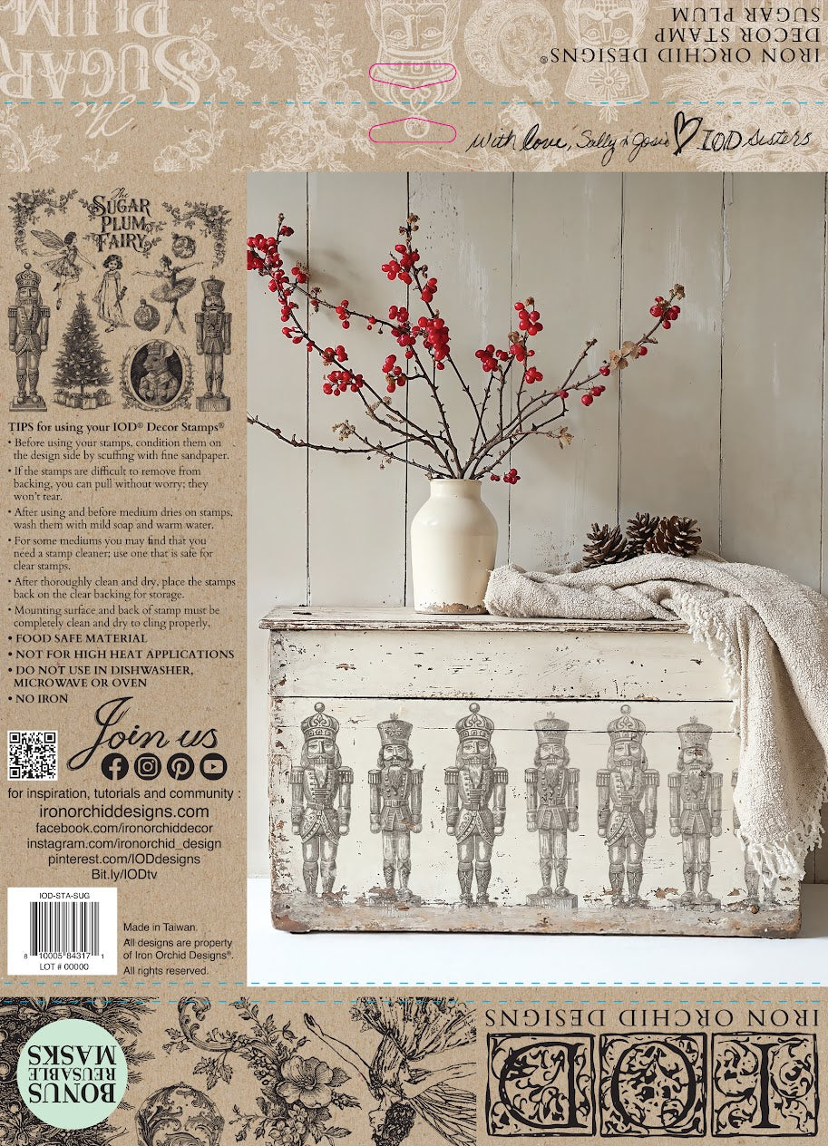 Sugar Plum IOD Stamp