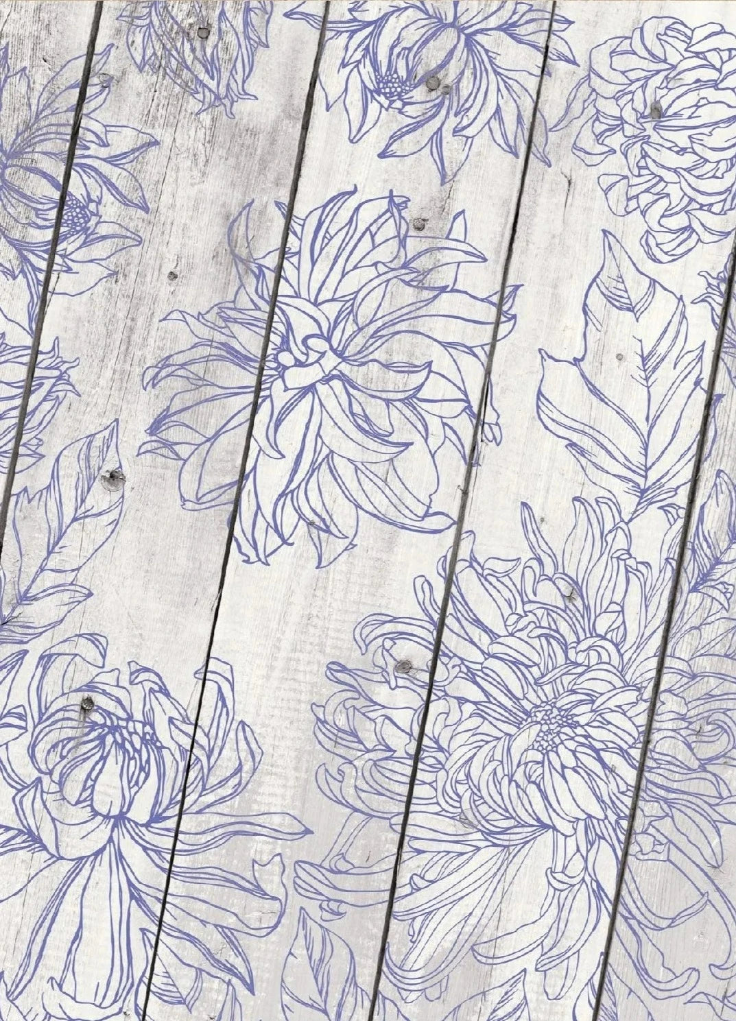 Chrysanthemum IOD Stamp