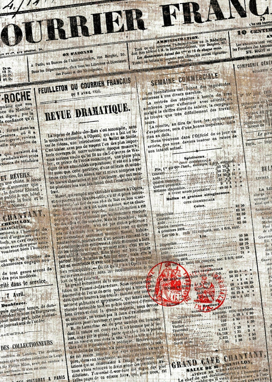 Le Courrier IOD Stamp - Retired