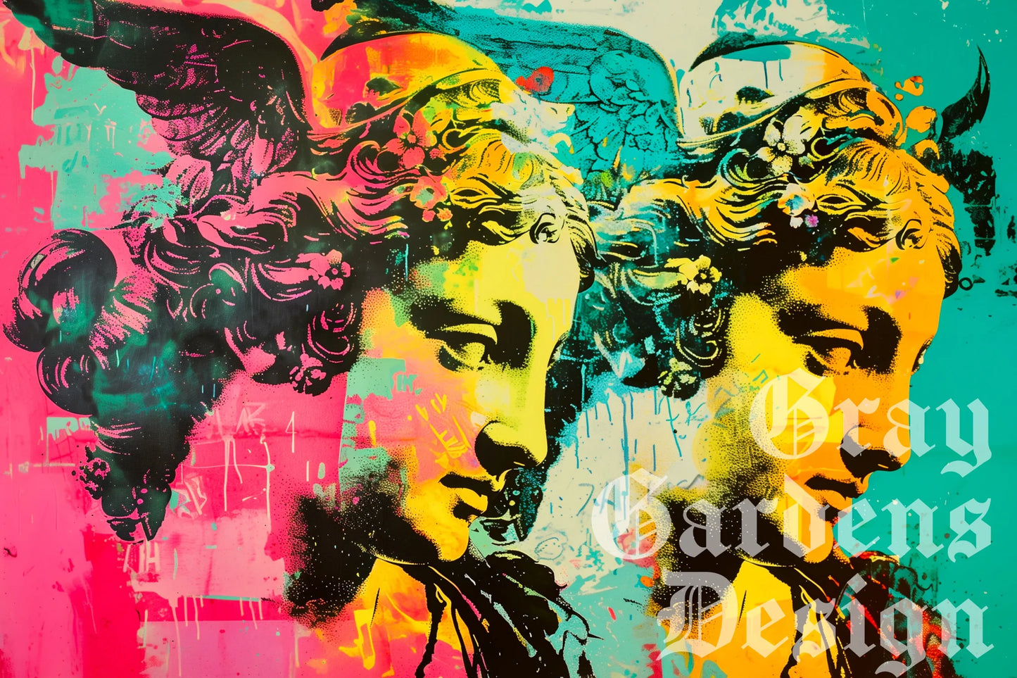 Neoclassical Pop Decoupage Paper