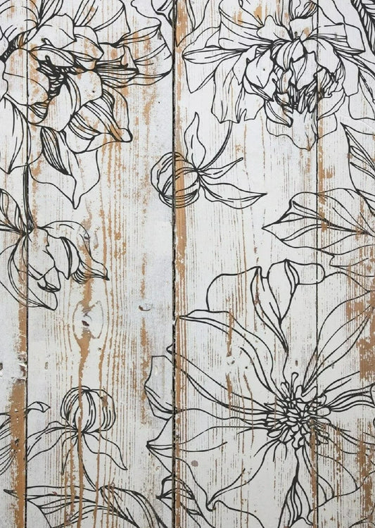 Peonies IOD Stamp - Retired