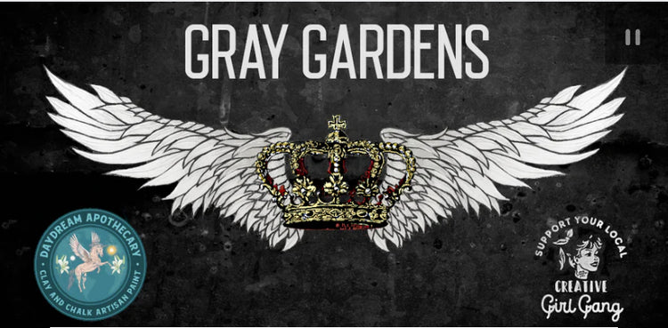 Gray Gardens Design Decoupage Paper