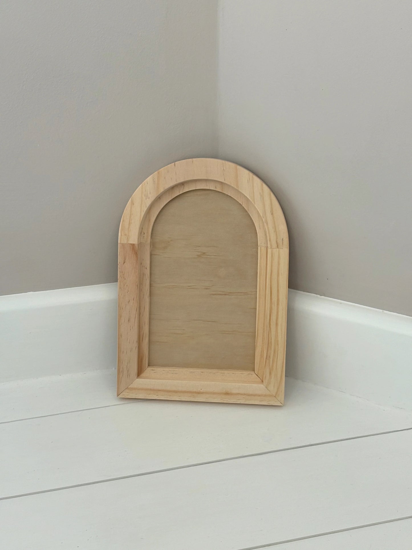Arched Wood Gallery Blank by IOD 7x10