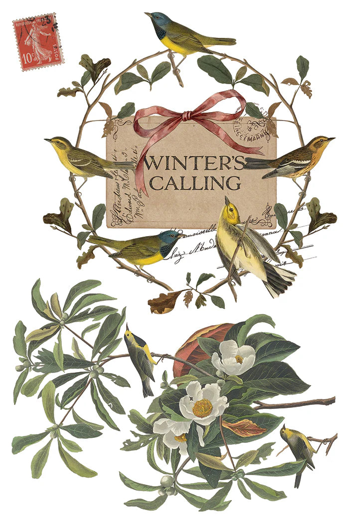 Winter’s Calling IOD Transfer 8x12 Pad
