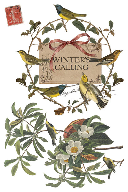 Winter’s Calling IOD Transfer 8x12 Pad