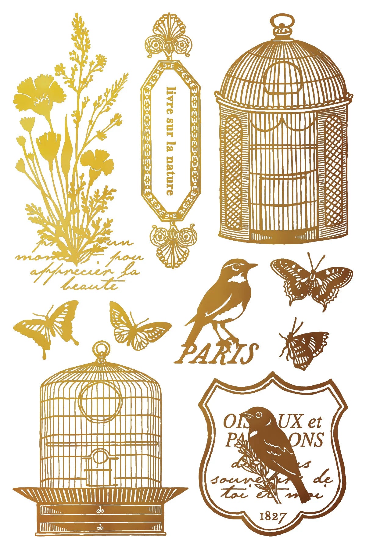 Papillon IOD Foil Transfer 8x12 Pad