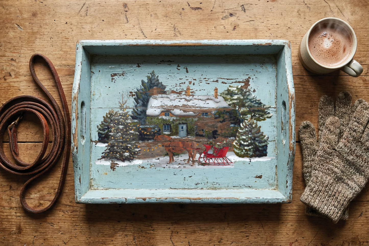 A Cotswold Christmas IOD Transfer 8x12 Pad