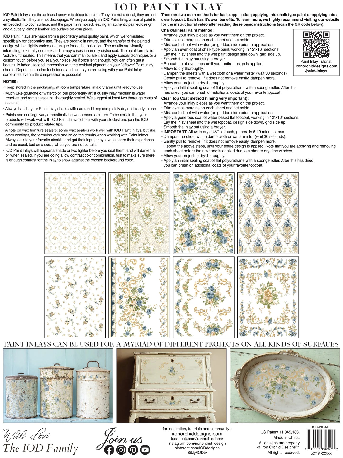 Alfred Peats & Co IOD Inlay