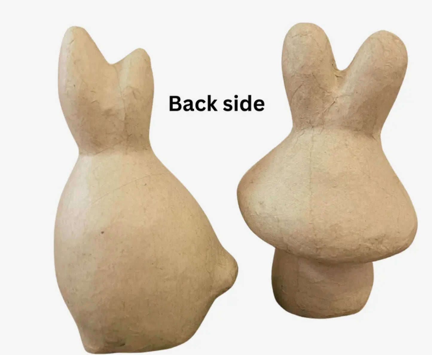 Paper Mache Puffy Bunny Rabbits