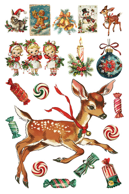 Kitschy Christmas IOD Transfer 8x12 Pad