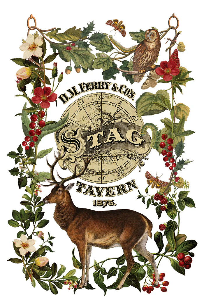Stag Tavern IOD Transfer 8x12 Pad
