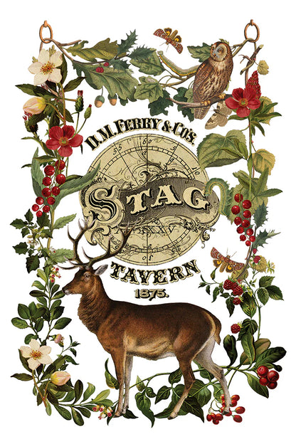 Stag Tavern IOD Transfer 8x12 Pad