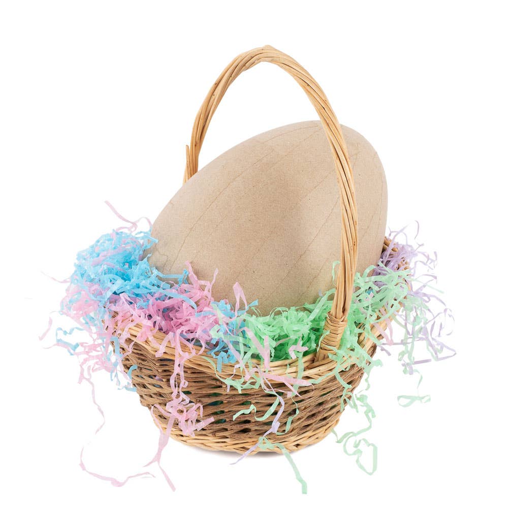 Paper Mache Large Egg 8”