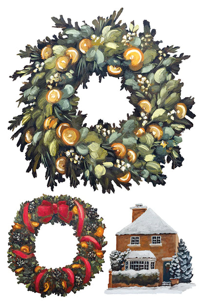 A Cotswold Christmas IOD Transfer 8x12 Pad