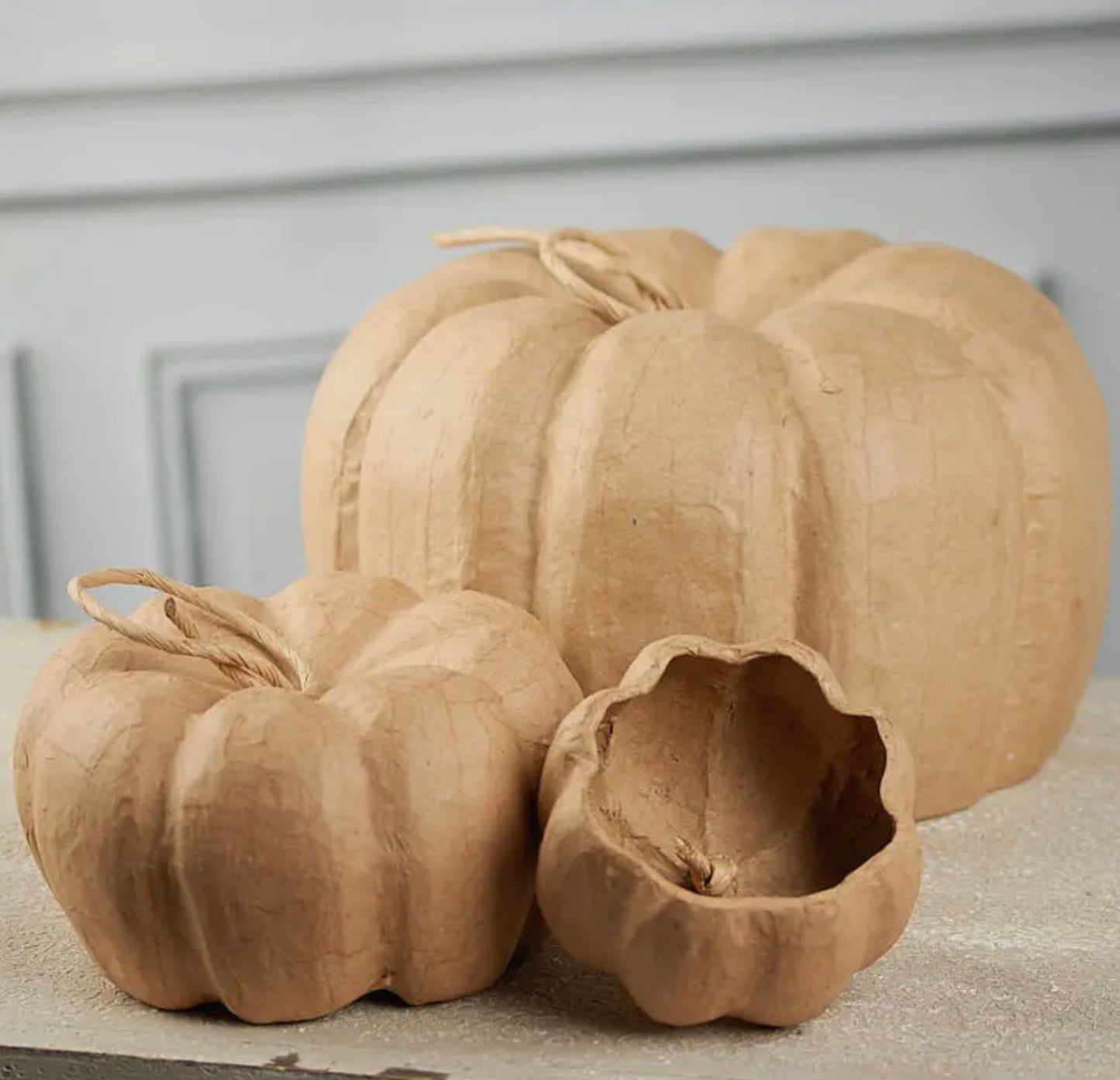 Paper Mache Pumpkins Set/3
