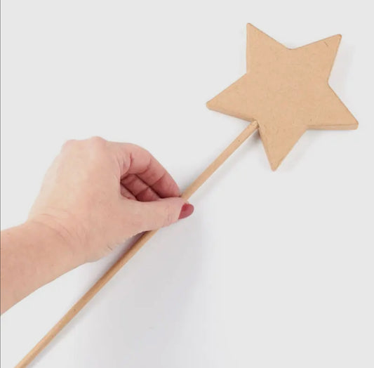 Paper Mache Star Wand